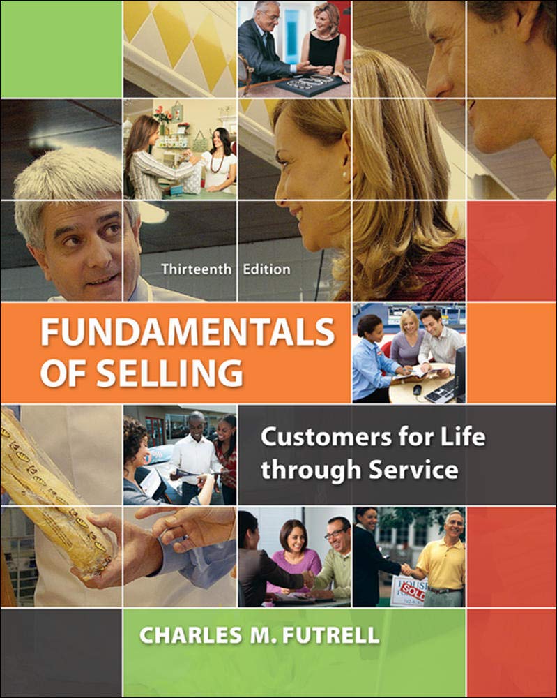 Fundamentals of Selling: Customers for Life through Service cover image